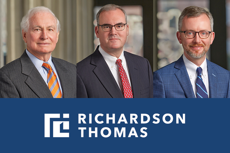 Richardson Thomas team helps secure $99 million settlement