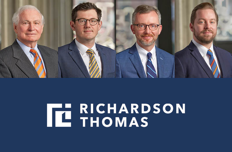 Four Richardson Thomas attorneys recognized by Super Lawyers for 2022