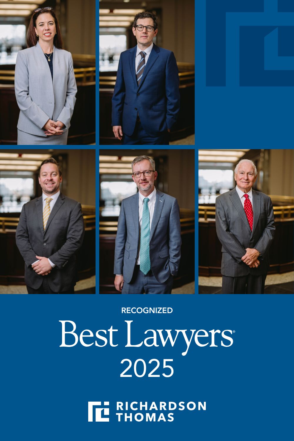 Five Richardson Thomas Partners Named to 2025 “Best Lawyers in America”